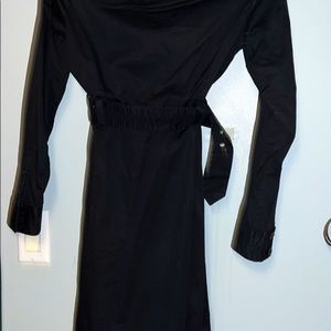 Black Limited T shirt dress. Button front and belt. Size 2. Like new